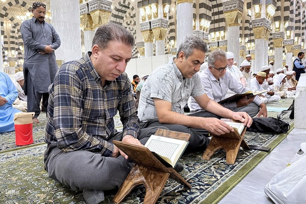 حال‌وهوای مسجد النبی (ص) در ایام حج 1404