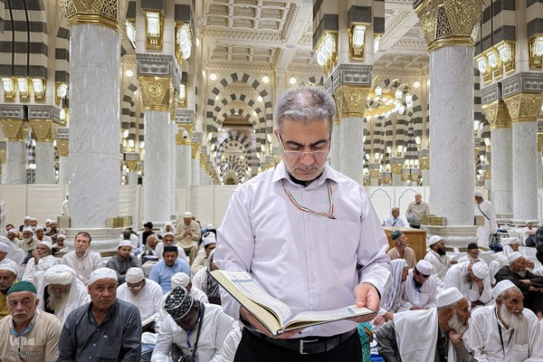 حال‌وهوای مسجد النبی (ص) در ایام حج 1404