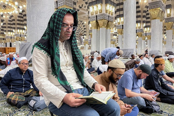 حال‌وهوای مسجد النبی (ص) در ایام حج 1404