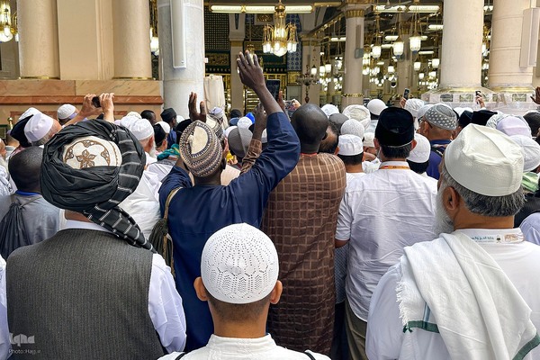 حال‌وهوای مسجد النبی (ص) در ایام حج 1404