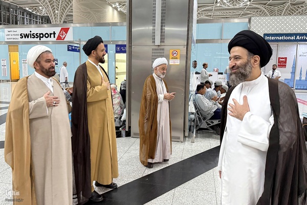 ورود نمایندگان دفاتر آیات و مراجع عظام تقلید به مدینه