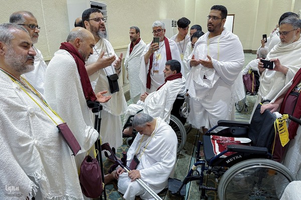 کاروان ویژه جانبازان احرام بستند و عازم بیت الله الحرام شدند