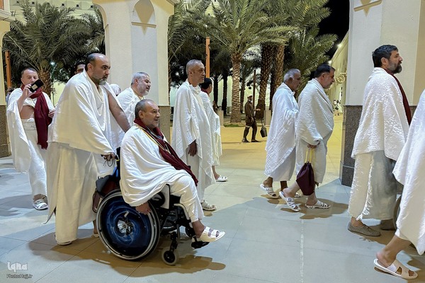 کاروان ویژه جانبازان احرام بستند و عازم بیت الله الحرام شدند