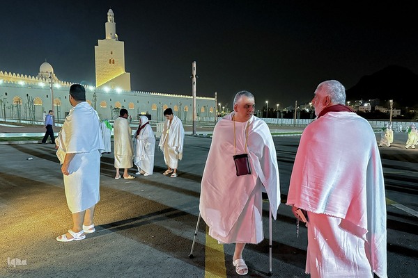 کاروان ویژه جانبازان احرام بستند و عازم بیت الله الحرام شدند