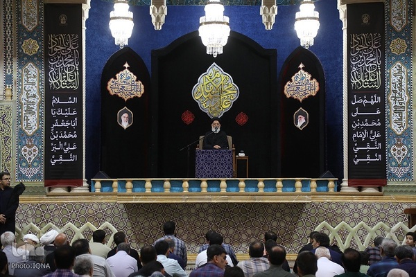 عزاداری شب شهادت امام جواد(ع) در حرم حضرت معصومه(س)