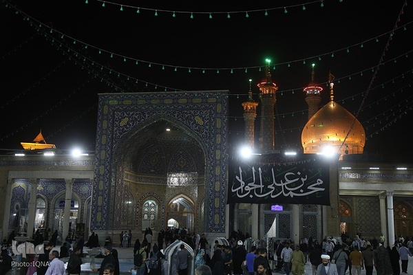 عزاداری شب شهادت امام جواد(ع) در حرم حضرت معصومه(س)