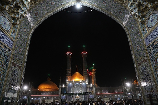 عزاداری شب شهادت امام جواد(ع) در حرم حضرت معصومه(س)