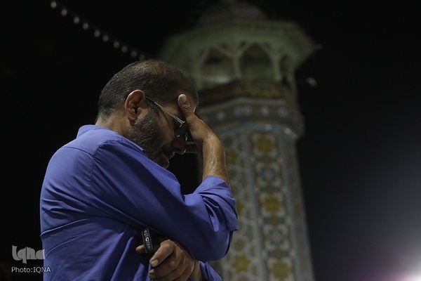 عزاداری شب شهادت امام جواد(ع) در حرم حضرت معصومه(س)