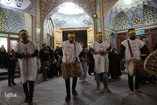 عزاداری شب شهادت امام جواد(ع) در حرم حضرت معصومه(س)