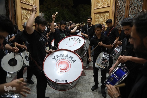 عزاداری شب شهادت امام جواد(ع) در حرم حضرت معصومه(س)