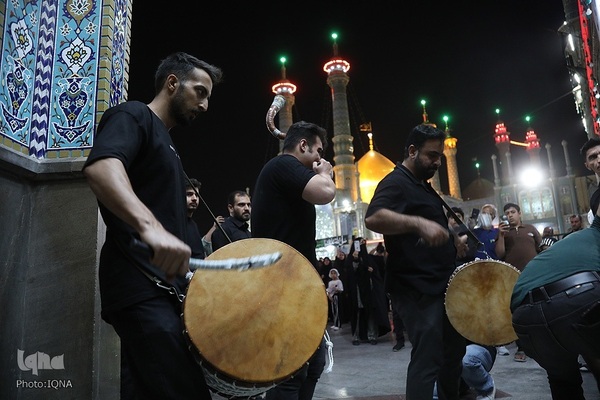عزاداری شب شهادت امام جواد(ع) در حرم حضرت معصومه(س)