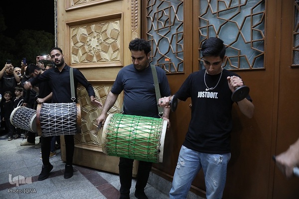 عزاداری شب شهادت امام جواد(ع) در حرم حضرت معصومه(س)