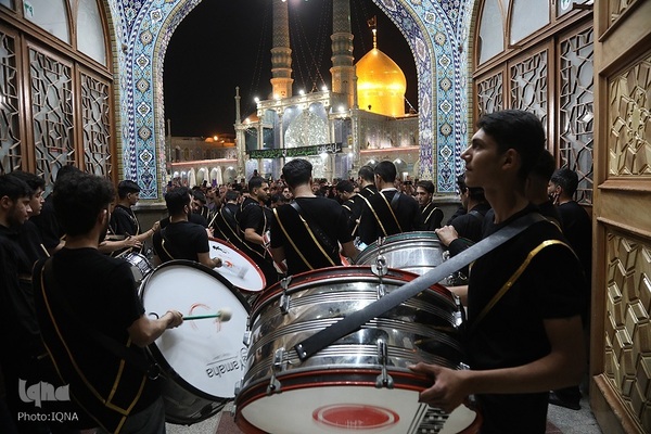 عزاداری شب شهادت امام جواد(ع) در حرم حضرت معصومه(س)