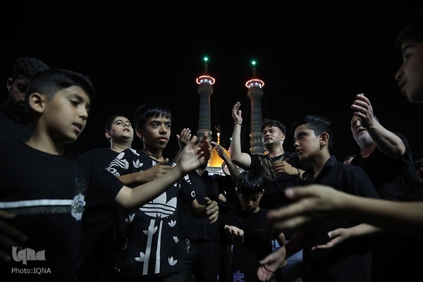 عزاداری شب شهادت امام جواد(ع) در حرم حضرت معصومه(س)