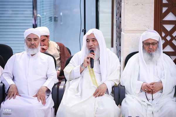 دیدار علمای اهل سنت با سرپرست حجاج ایرانی در مکه