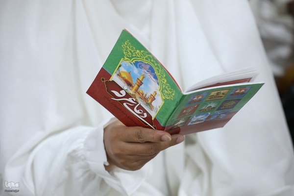 دعای عرفه زائران ایرانی در صحرای عرفات