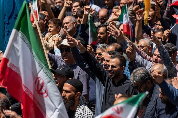 راهپیمایی مردم کرج علیه تهاجم رژیم صهیونیستی