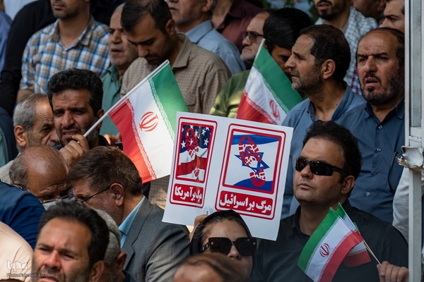 راهپیمایی مردم کرج علیه تهاجم رژیم صهیونیستی