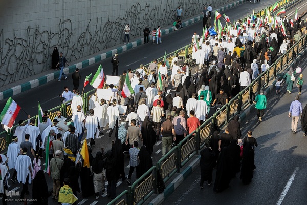 خروش غدیری مردم ایران؛ این بار برای فتح خیبر زمان