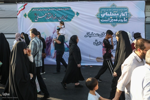 خروش غدیری مردم ایران؛ این بار برای فتح خیبر زمان