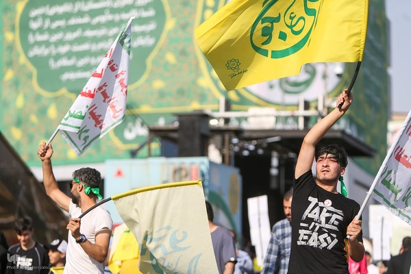 خروش غدیری مردم ایران؛ این بار برای فتح خیبر زمان-۲