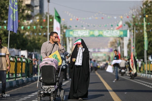 خروش غدیری مردم ایران؛ این بار برای فتح خیبر زمان-۲
