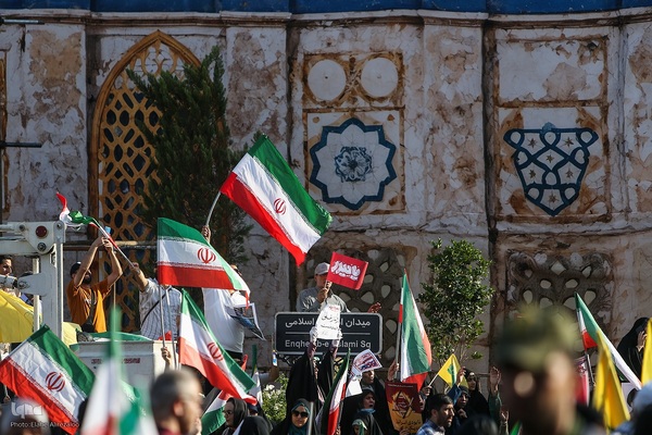 خروش غدیری مردم ایران؛ این بار برای فتح خیبر زمان-۲