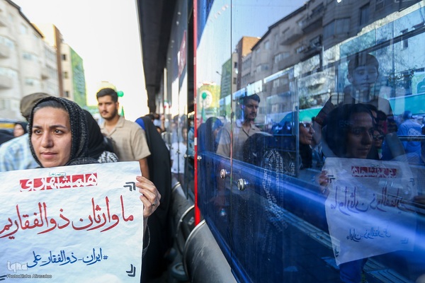 خروش غدیری مردم ایران؛ این بار برای فتح خیبر زمان-۲