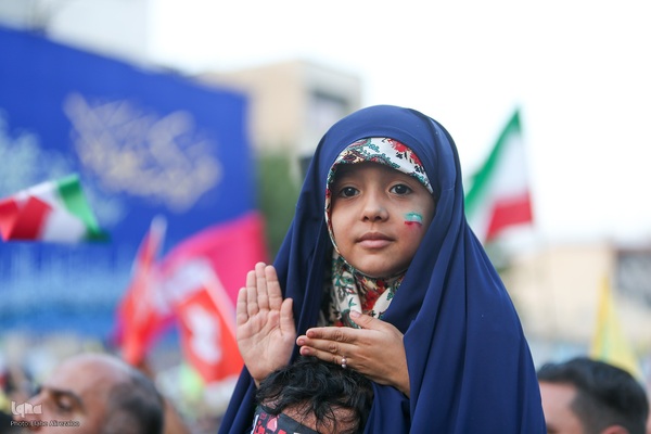 خروش غدیری مردم ایران؛ این بار برای فتح خیبر زمان-۲