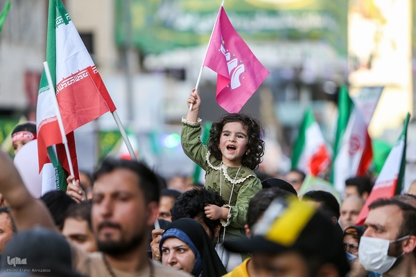 خروش غدیری مردم تهران