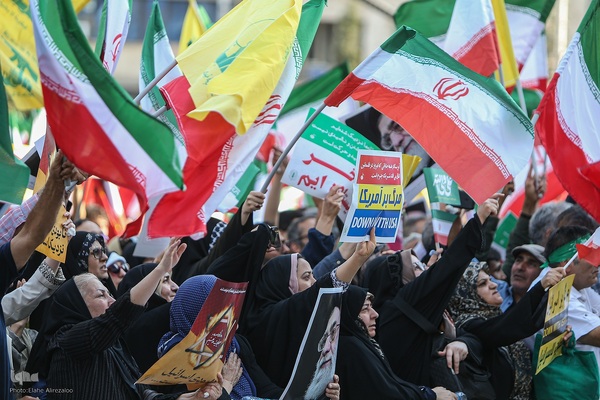 خروش غدیری مردم تهران