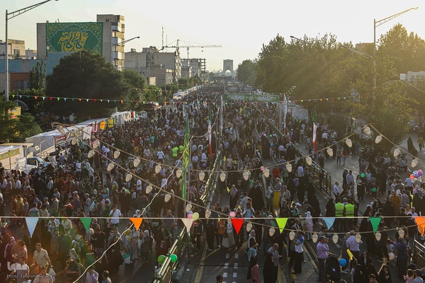 خروش غدیری مردم تهران