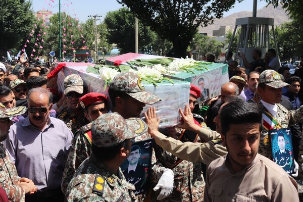 ملایر میزبان پیکر پاک دو شهید مدافع آسمان ایران‎