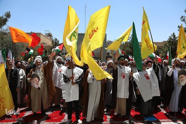 اجتماع حوزویان در محکومیت جنایات رژیم صهیونیستی