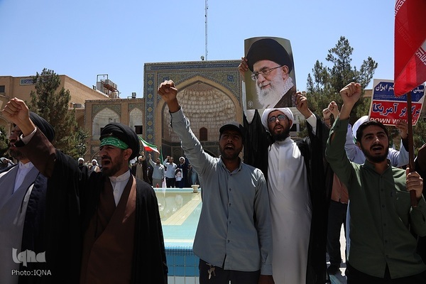 اجتماع حوزویان در محکومیت جنایات رژیم صهیونیستی