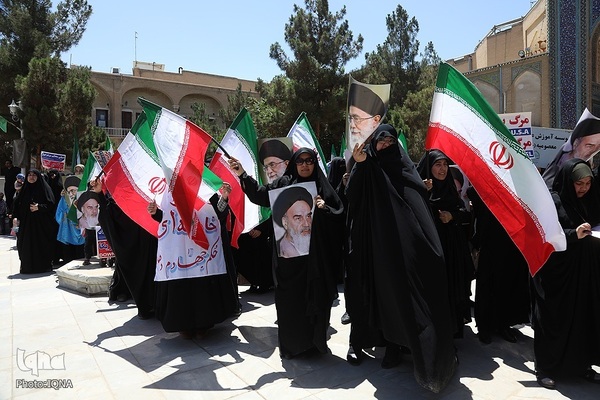 اجتماع حوزویان در محکومیت جنایات رژیم صهیونیستی