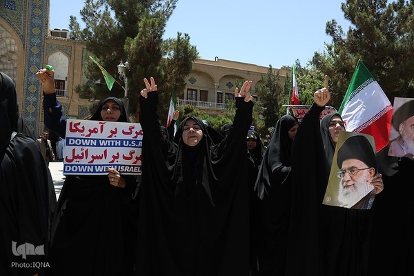 اجتماع حوزویان در محکومیت جنایات رژیم صهیونیستی