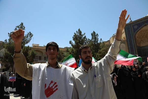 اجتماع حوزویان در محکومیت جنایات رژیم صهیونیستی