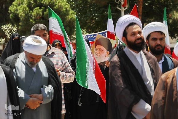 اجتماع حوزویان در محکومیت جنایات رژیم صهیونیستی