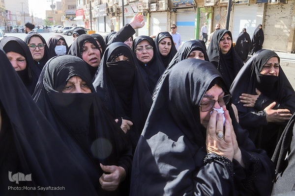 تشییع پیکر شهدای راه وطن در اهواز