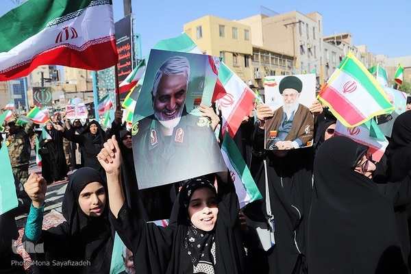 تشییع پیکر شهدای راه وطن در اهواز