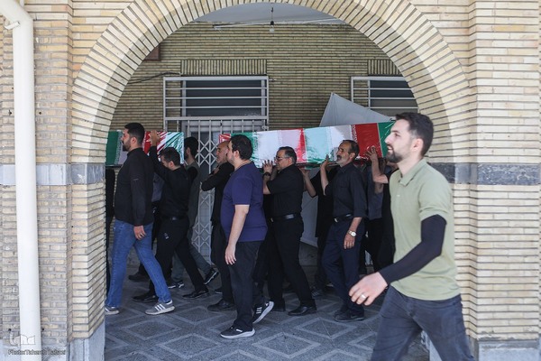 تشییع شهدای تهران در تجاوز رژیم اشغالگر صهیونیستی