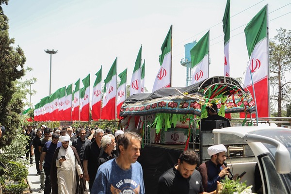تشییع شهدای تهران در تجاوز رژیم اشغالگر صهیونیستی