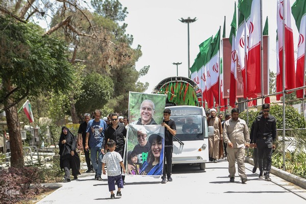 تشییع شهدای تهران در تجاوز رژیم اشغالگر صهیونیستی