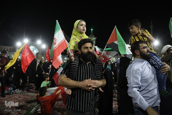 اعلام انزجار و فریاد انتقام مردم قم علیه تجاوز آمریکا به خاک ایران