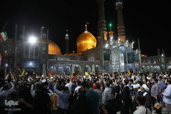 اعلام انزجار و فریاد انتقام مردم قم علیه تجاوز آمریکا به خاک ایران