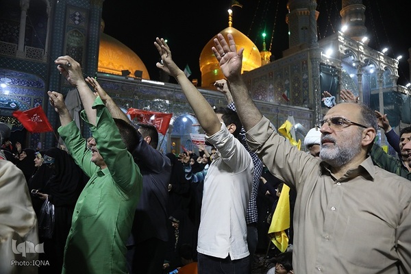 اعلام انزجار و فریاد انتقام مردم قم علیه تجاوز آمریکا به خاک ایران