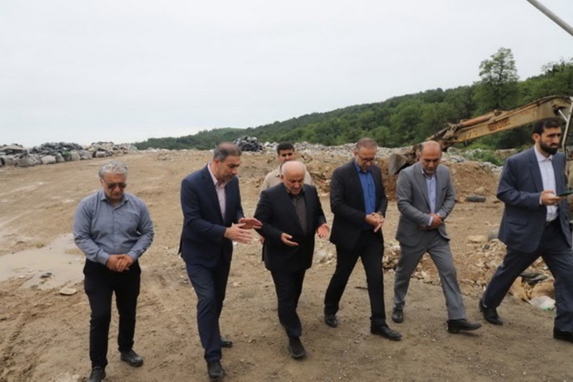 حضور استاندار مازندران در فرمانداری محمودآباد و بازدید از سایت زباله سوز رامسر و تنکابن