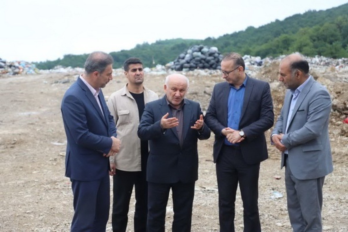 حضور استاندار مازندران در فرمانداری محمودآباد و بازدید از سایت زباله سوز رامسر و تنکابن