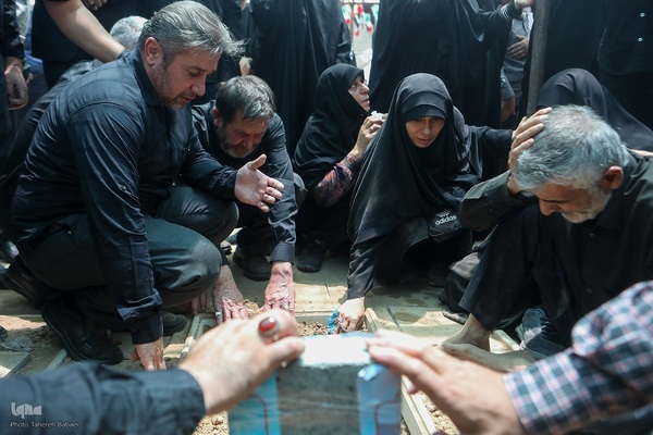 تشییع ‌پیکر شهدای تعرض رژیم اشغالگر صهیونیستی به تهران